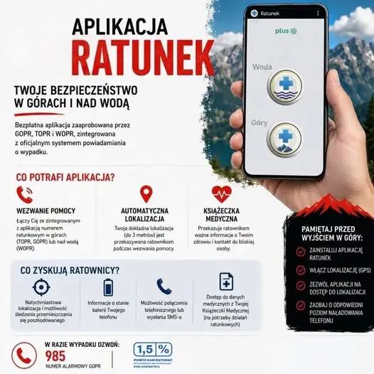 Bezpieczny weekend w Karkonoszach – apel policji do turystów