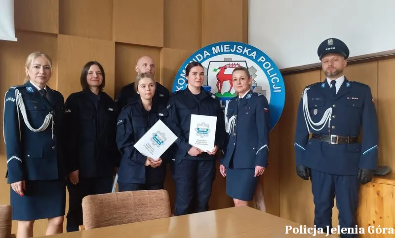 Ceremonia ślubowania nowych policjantów w Jeleniej Górze