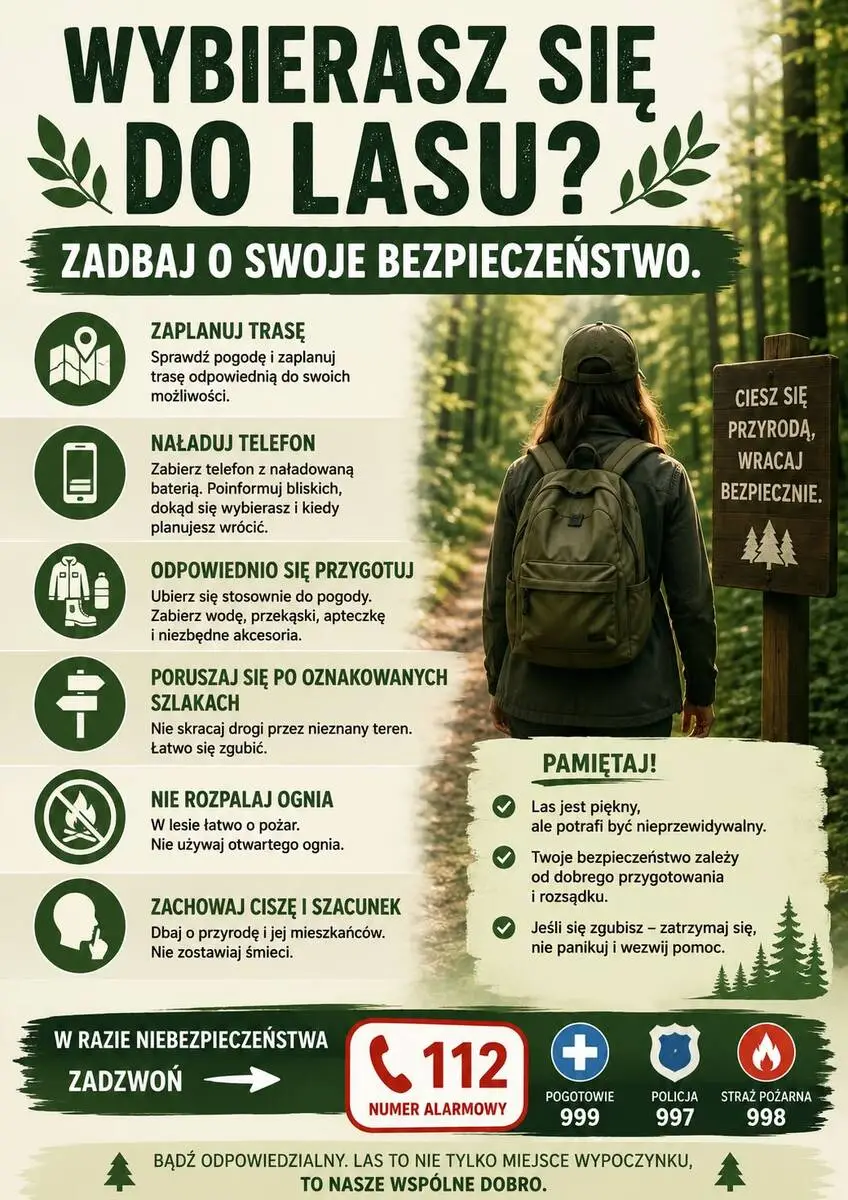 Bezpieczeństwo w lesie: zalecenia dla miłośników natury