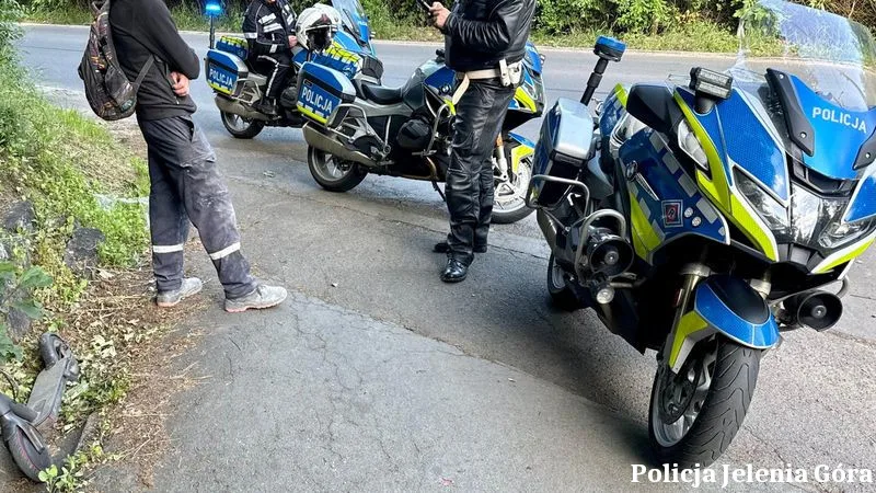 Zatrzymanie nietrzeźwego kierowcy hulajnogi elektrycznej w Jeleniej Górze