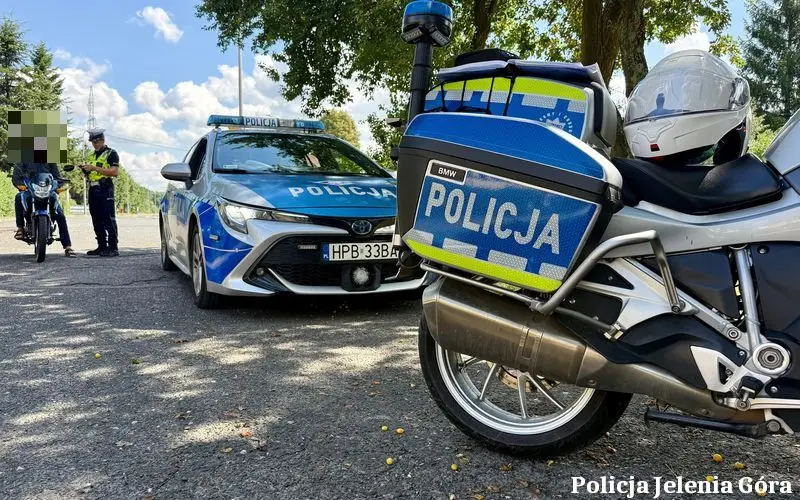 Działania jeleniogórskiej policji na rzecz bezpieczeństwa motocyklistów