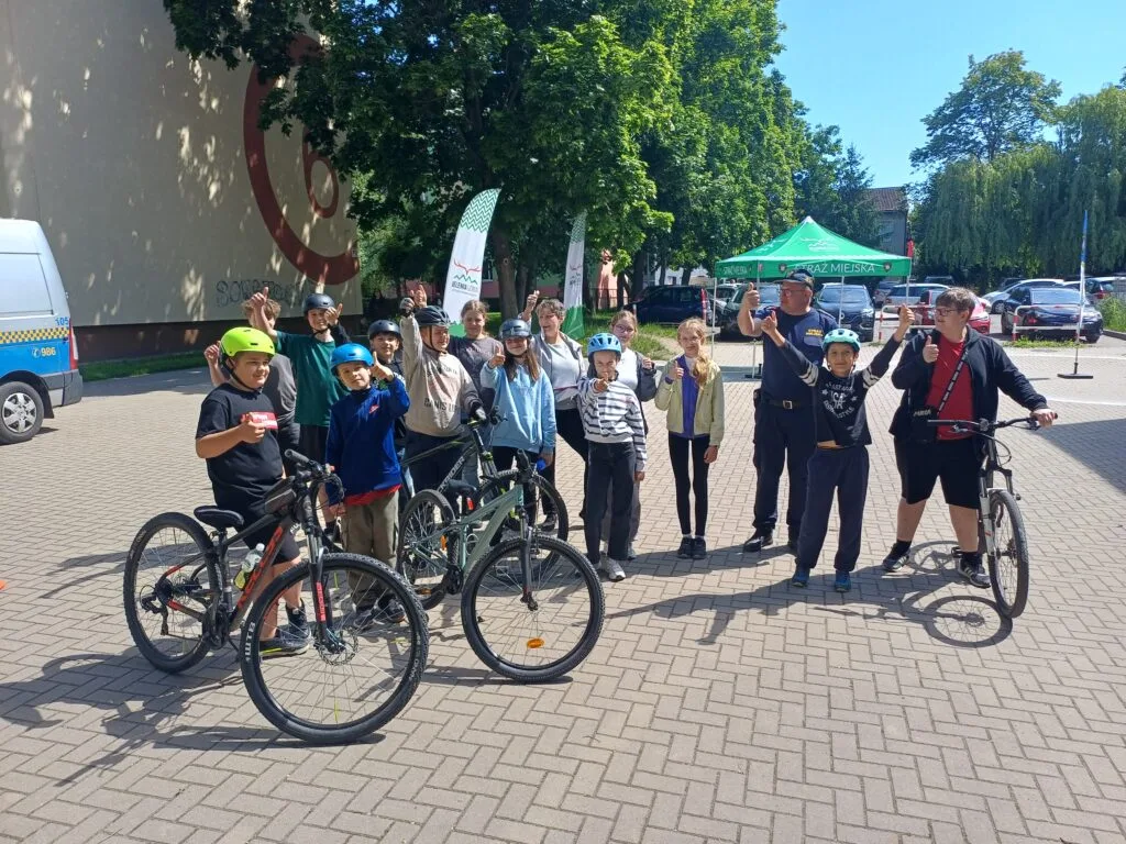 Egzamin na kartę rowerową w Szkole Podstawowej nr 8