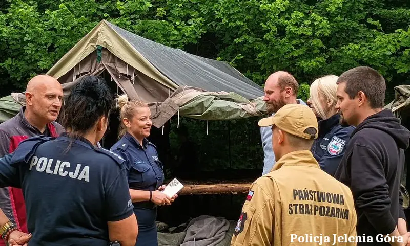 Bezpieczeństwo harcerzy na obozie w Strużnicy pod kontrolą policji