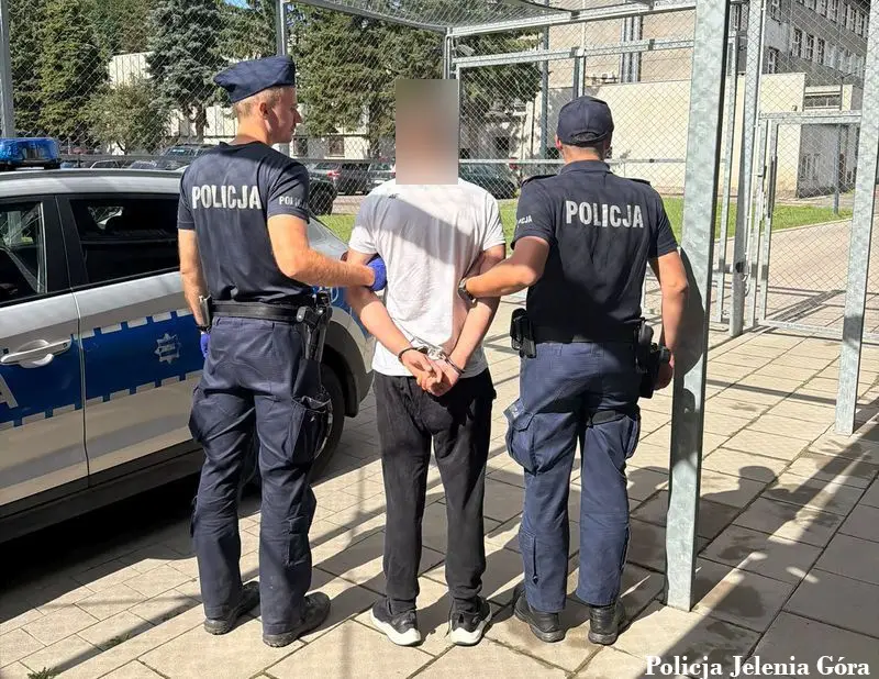 Policjant w trakcie wolnego czasu ujął sprawcę kradzieży 91-letniej jeleniogórzanki