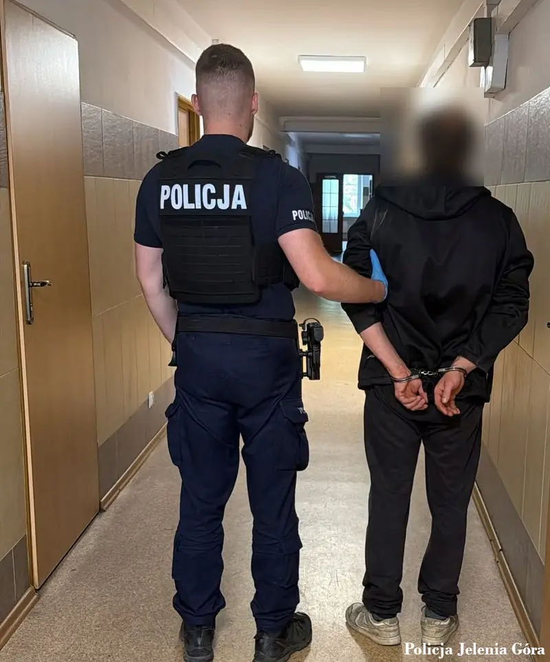 Zatrzymanie 45-letniego mężczyzny podejrzanego o przemoc domową w Jeleniej Górze