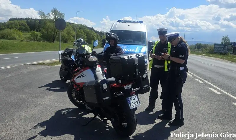Działania policji w Jeleniej Górze na rzecz bezpieczeństwa motocyklistów